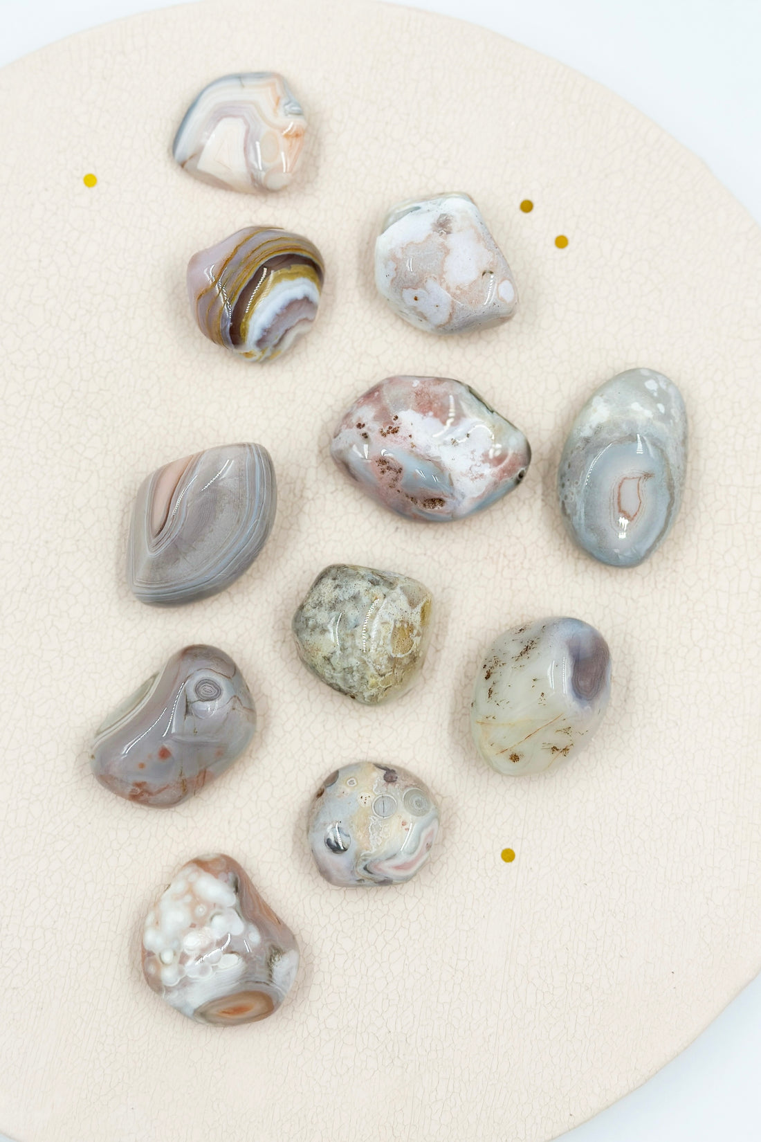 Botswana Pink Agate Tumble | Balance - Relationships 