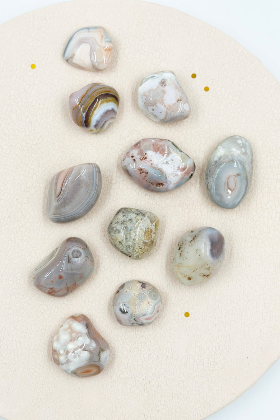 Botswana Pink Agate Tumble | Balance - Relationships 