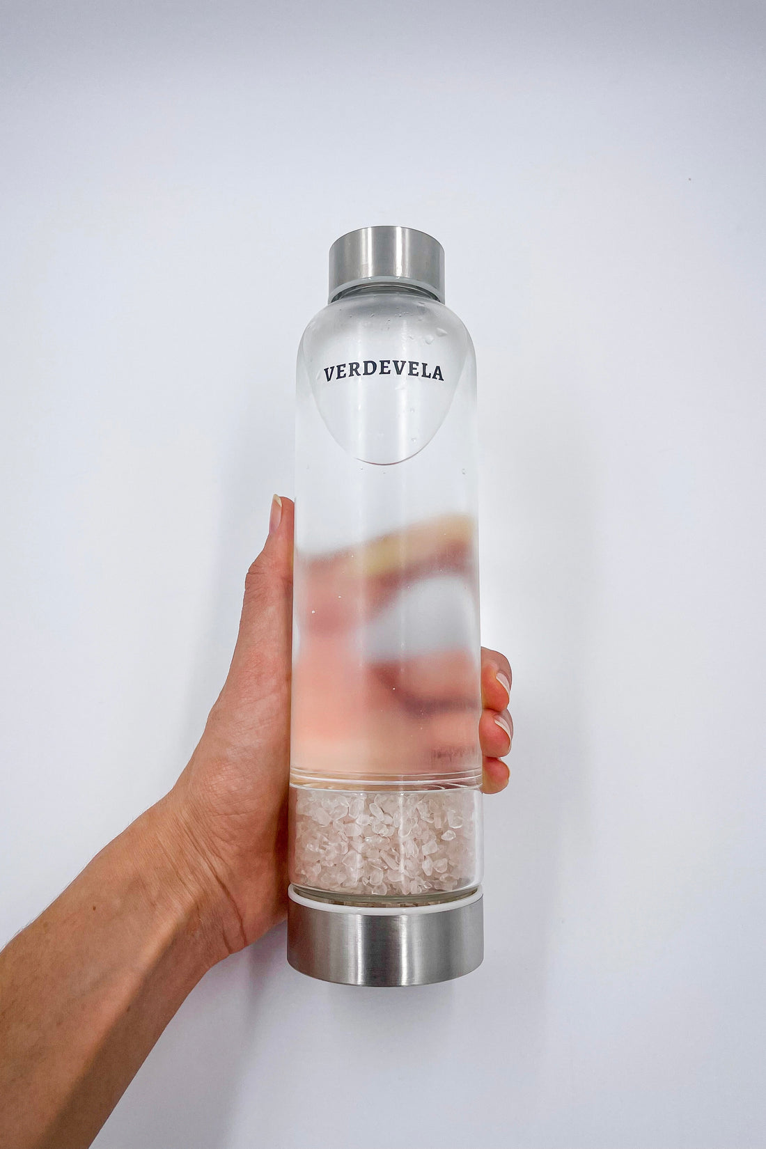 Elixir Bottle Rose Quartz Chips | Love - Self esteem
